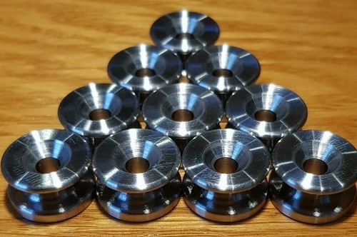 Rundknopf edelstahl 10x - edelstahl,