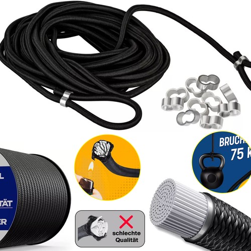 Gummiseil meter - gummiseil, 10