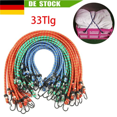 33x spanngummi set 100 60cm - spanngummi, 100/80/60cm