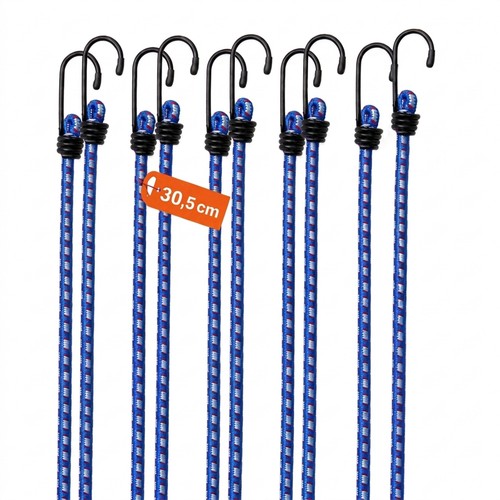 10x spanngummi set - 30,5, mit