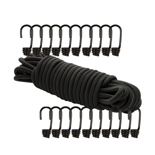 Expanderseil set 10m schwarz - set,
